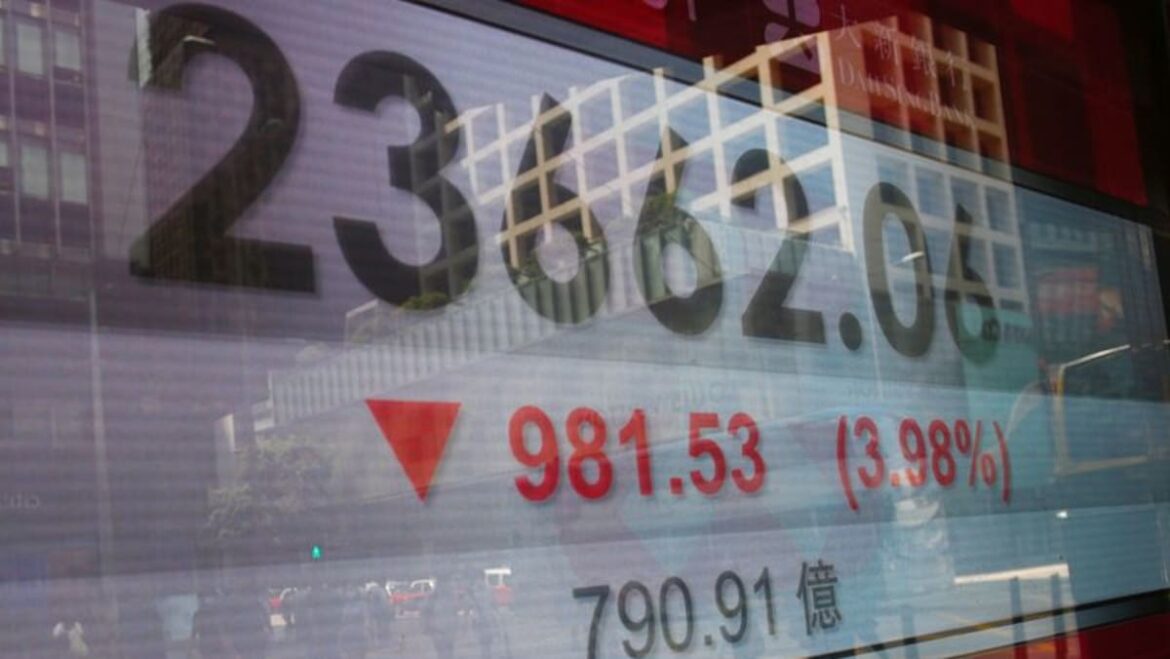 Stocks sink, oil jumps after Israeli attack on Iran