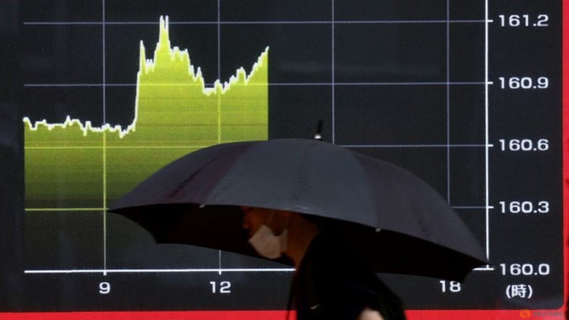 MSCI world stock index hits record high, dollar dips after US inflation data